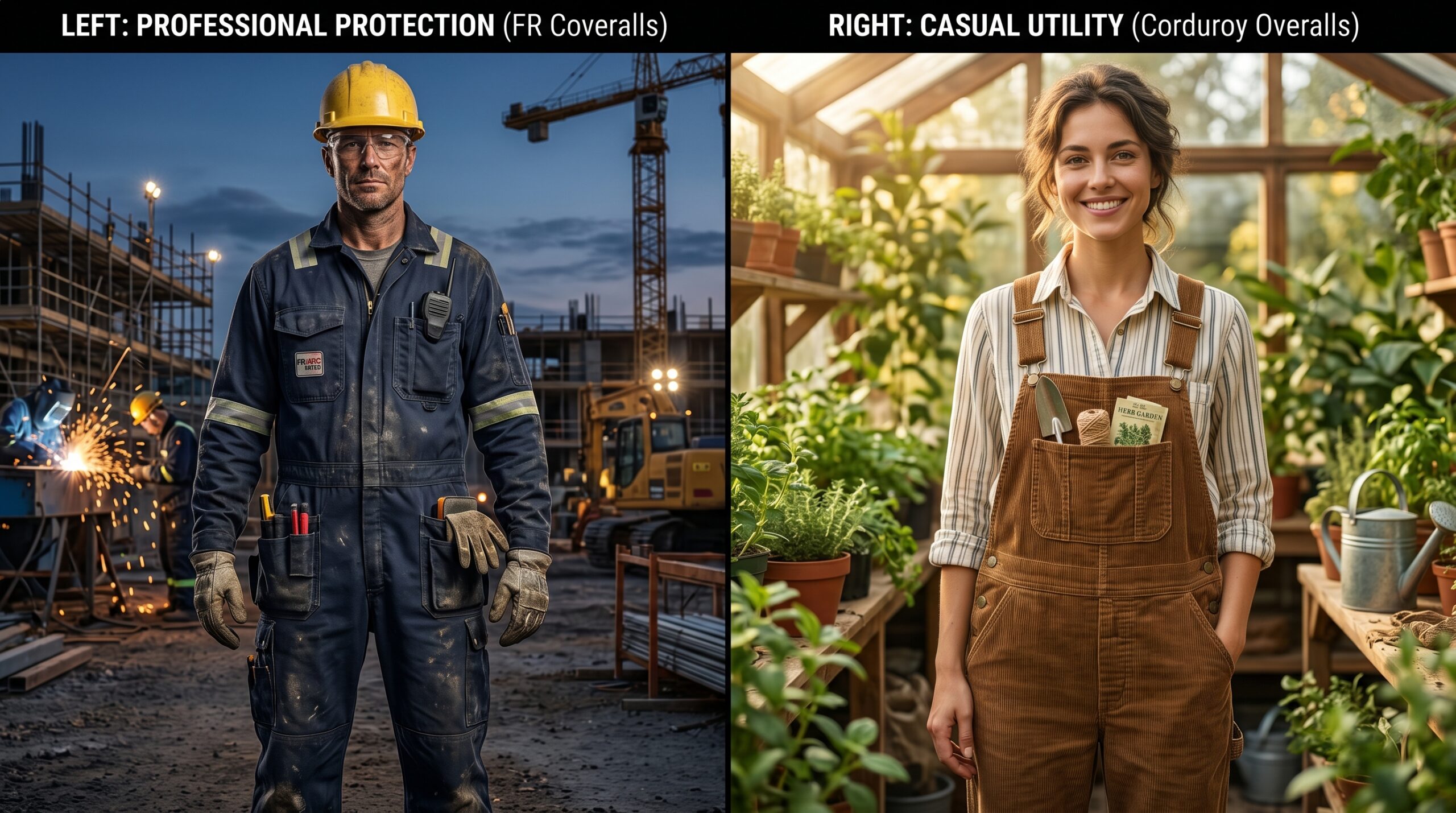 coveralls or overalls