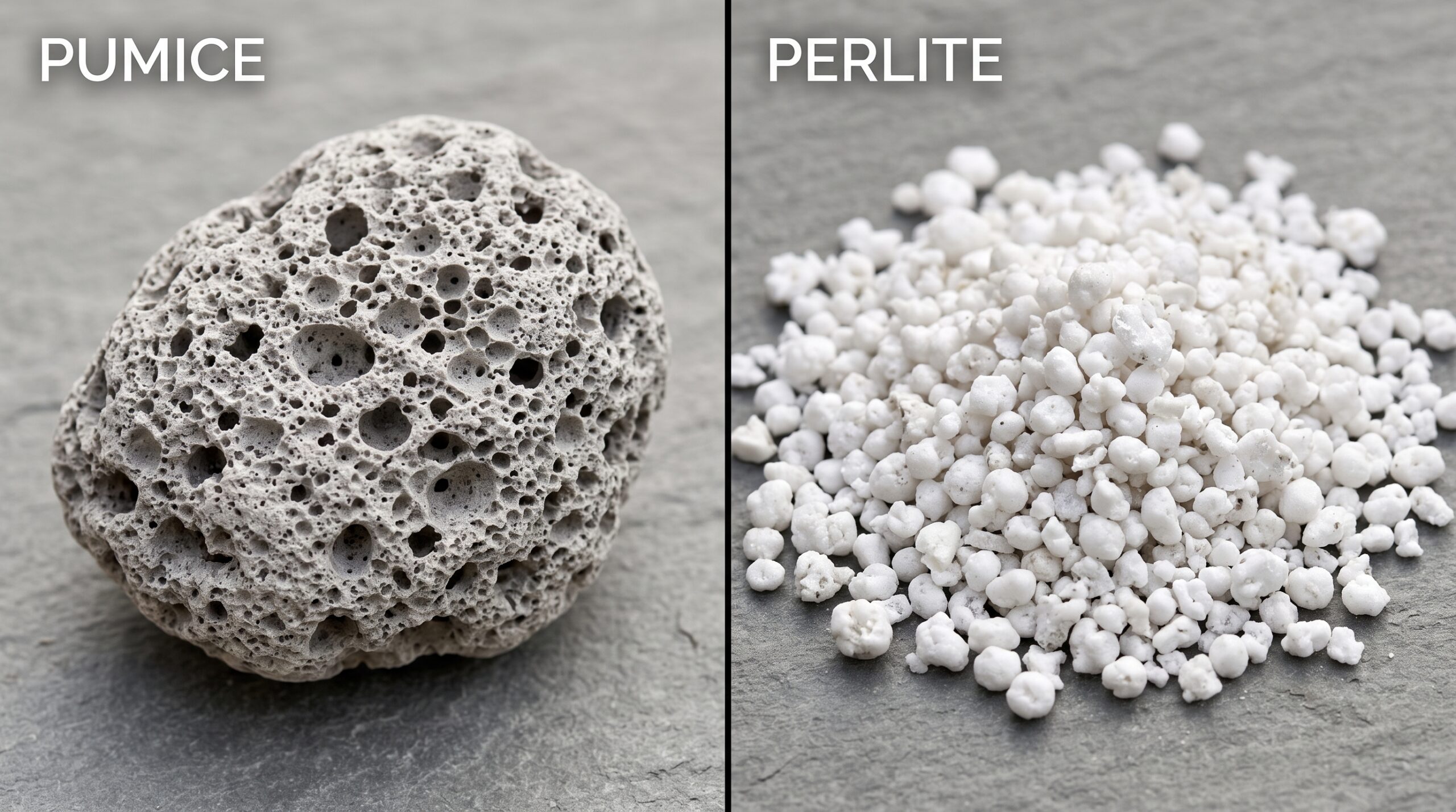 pumice or perlite