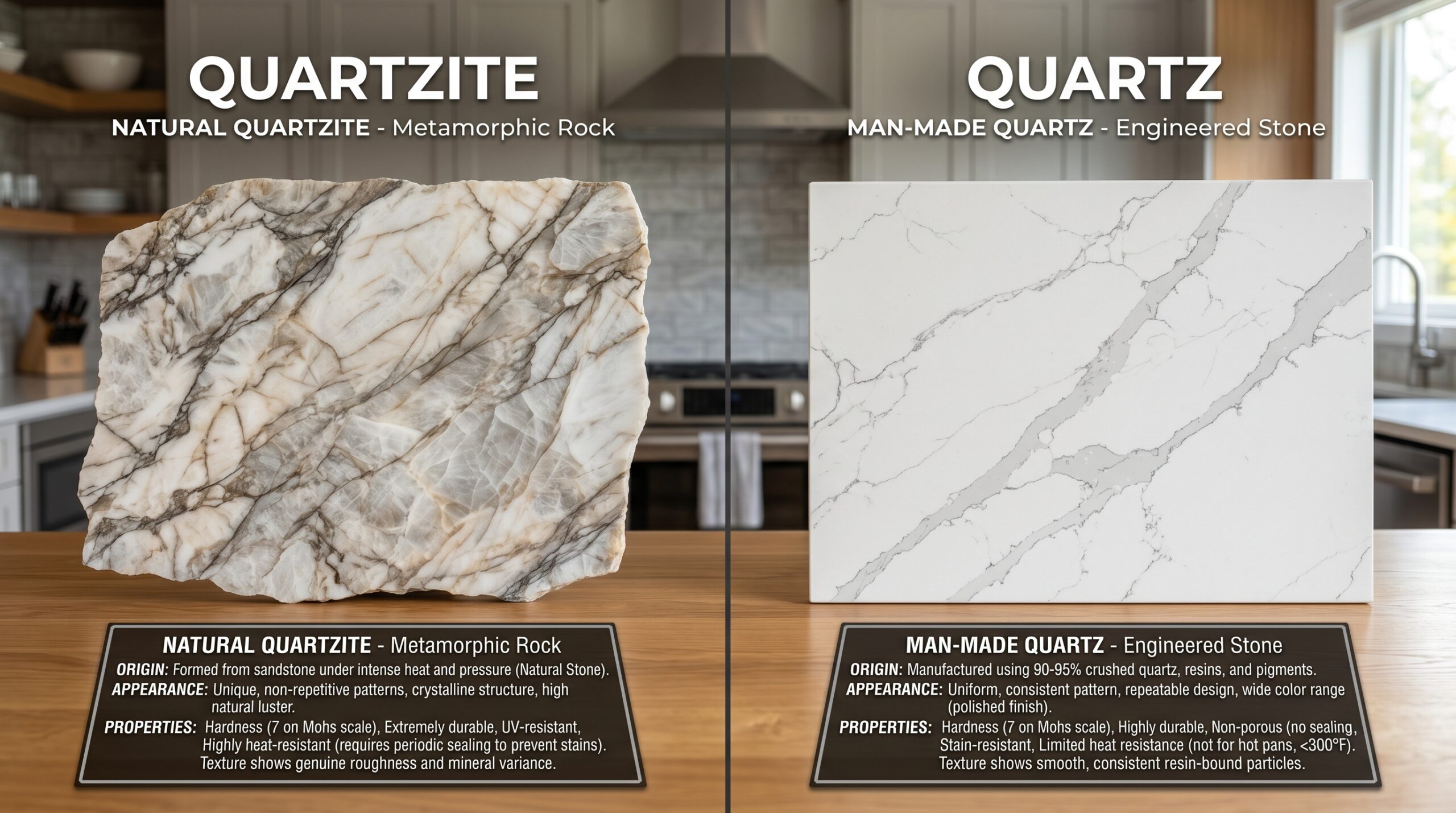 quartzite or quartz