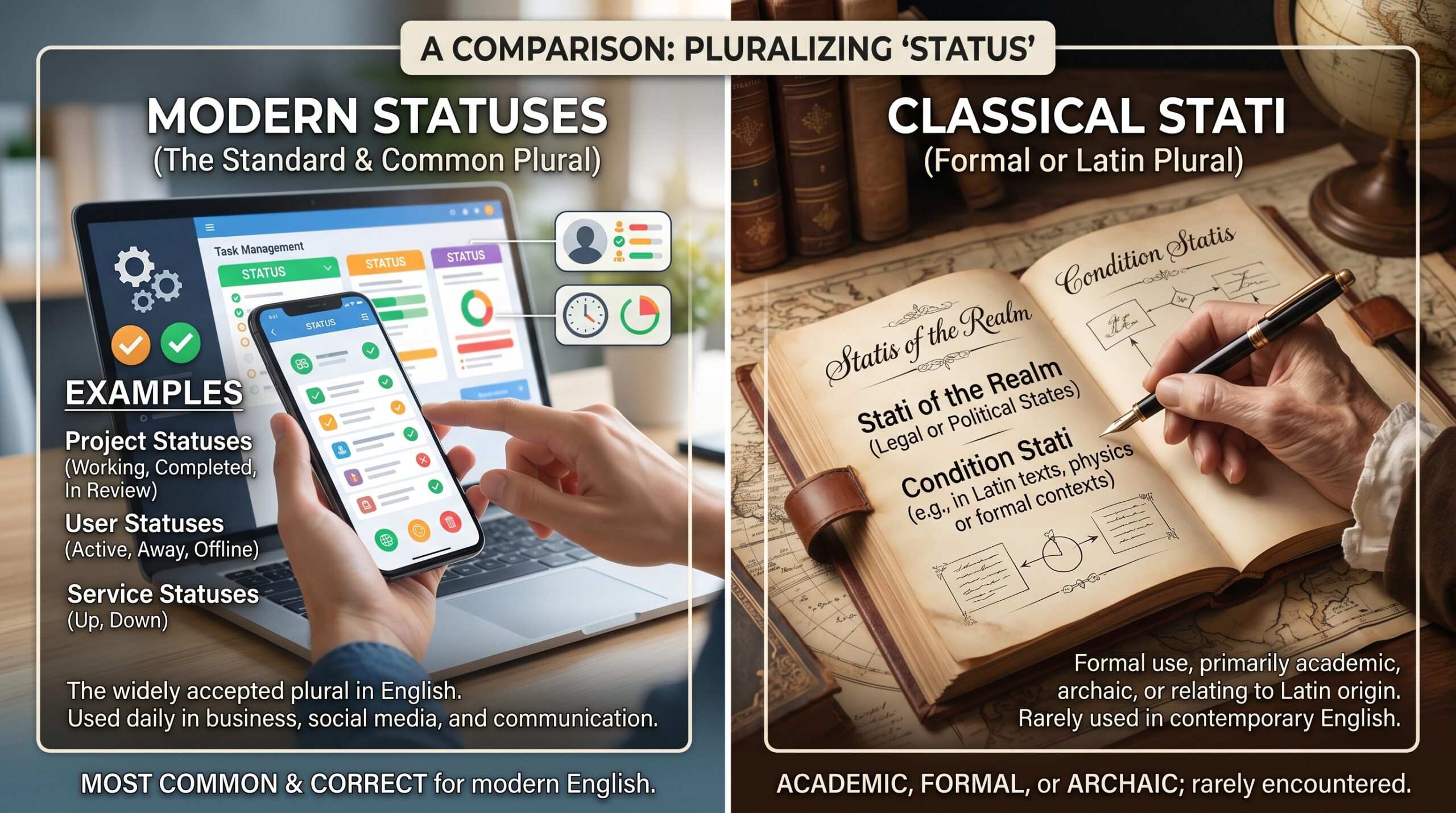 statuses or stati