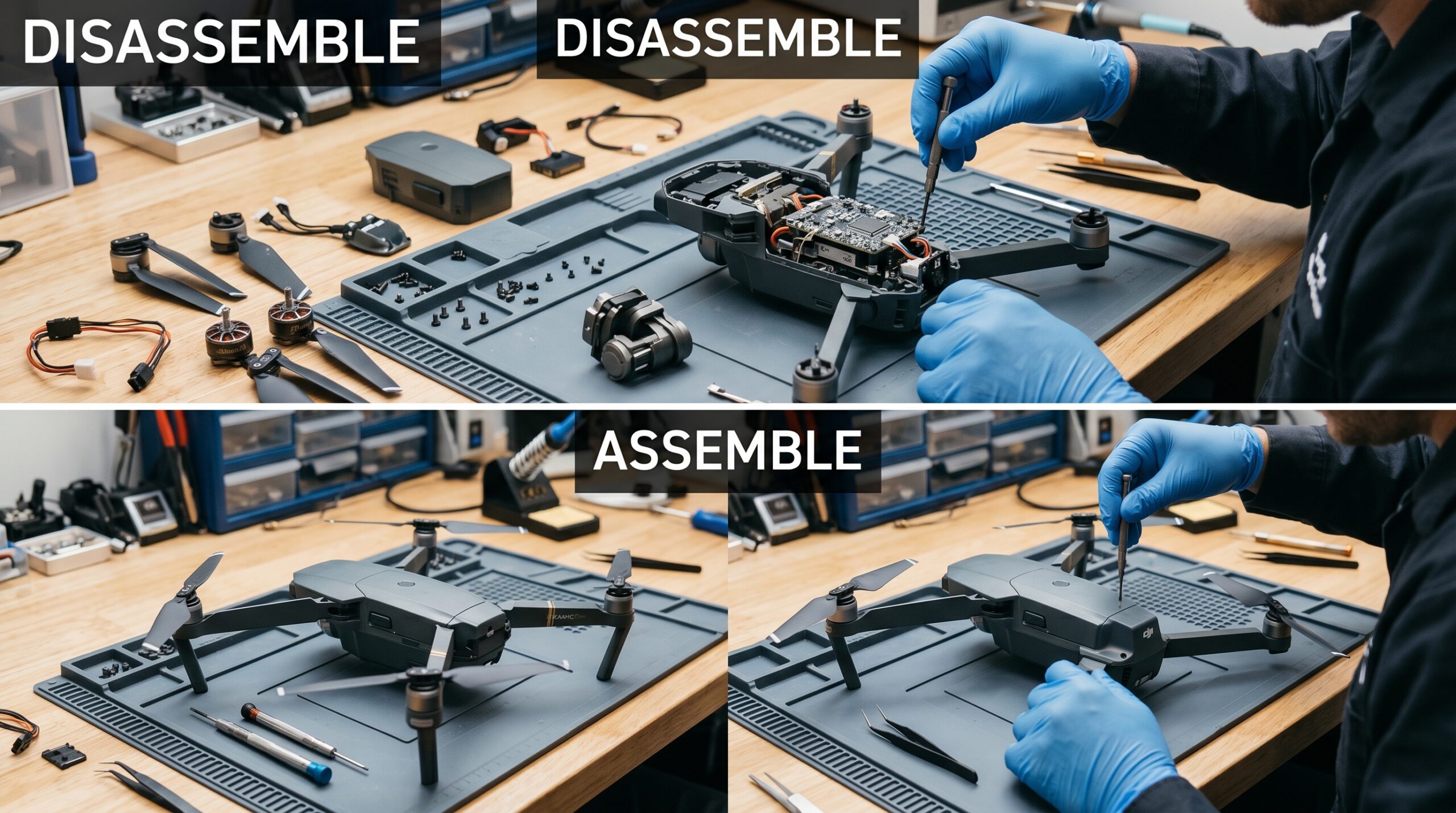 unassemble or disassemble