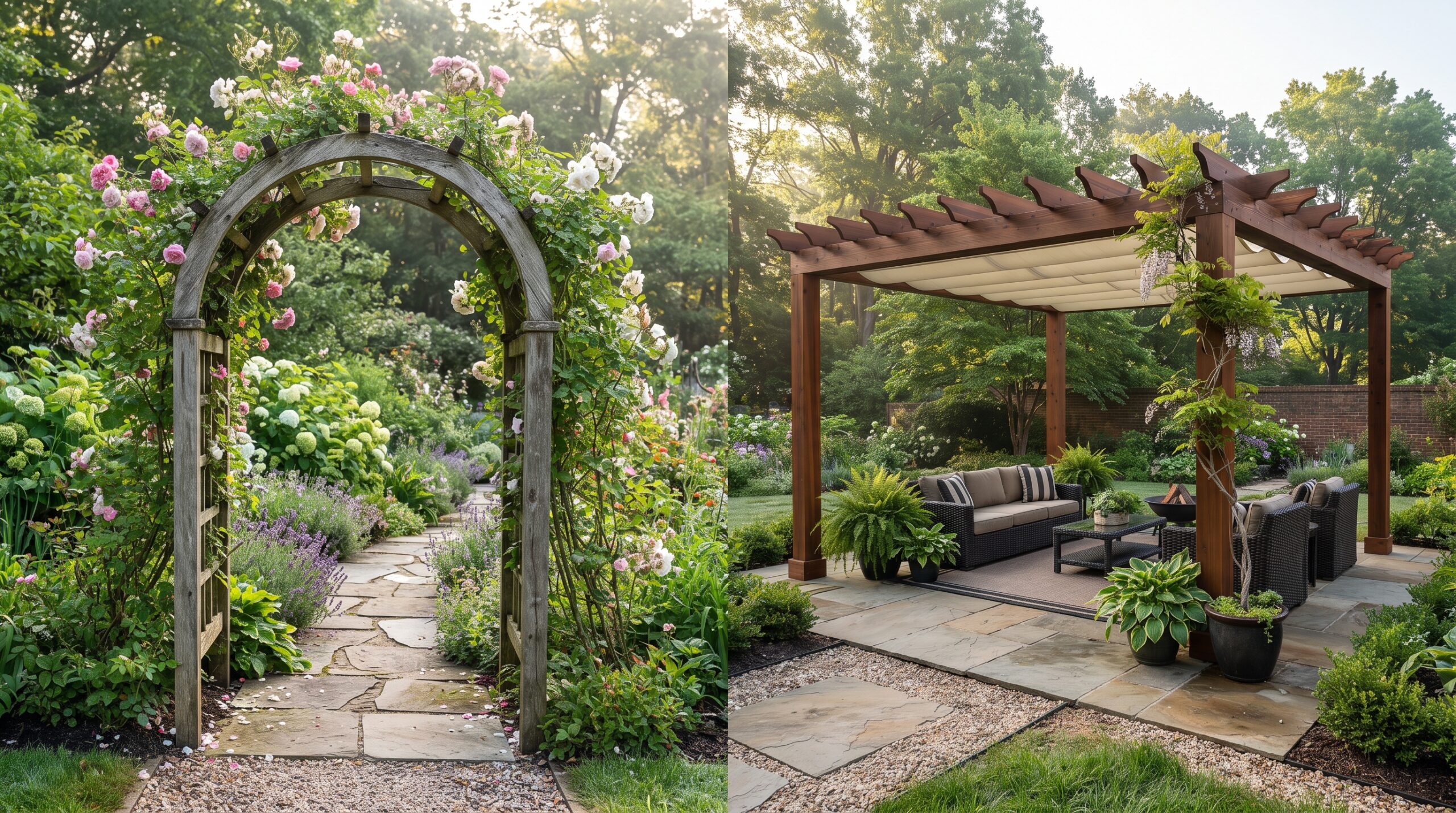 arbor or pergola