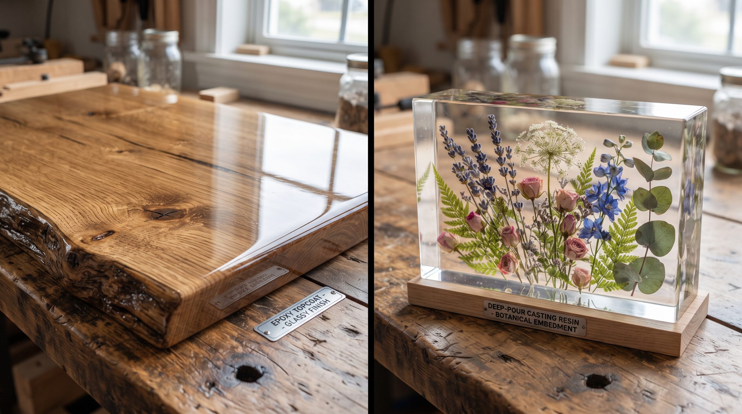 epoxy or resin
