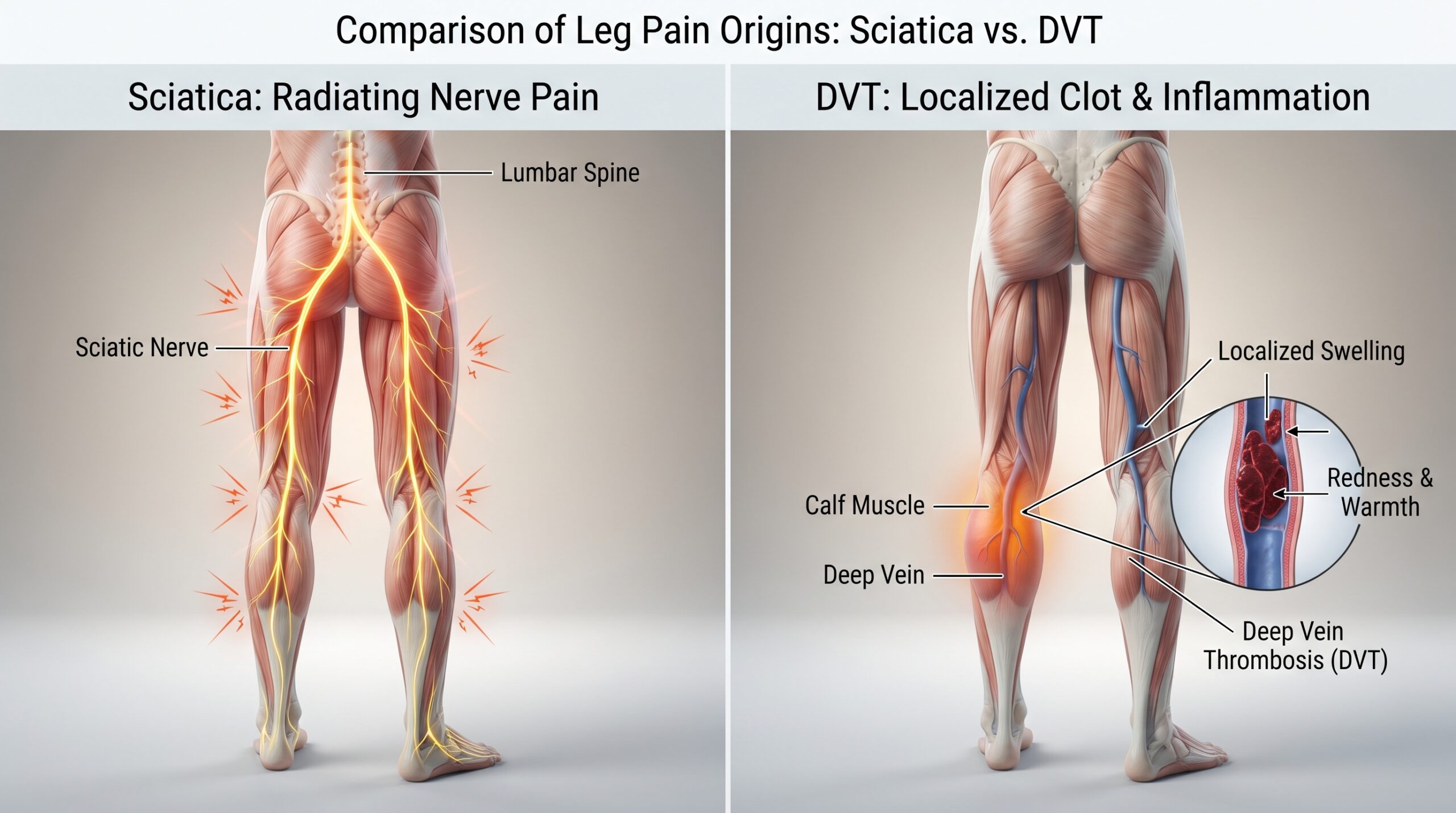 Sciatica or DVT comparison