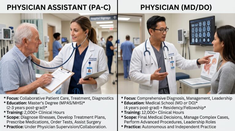pa or doctor