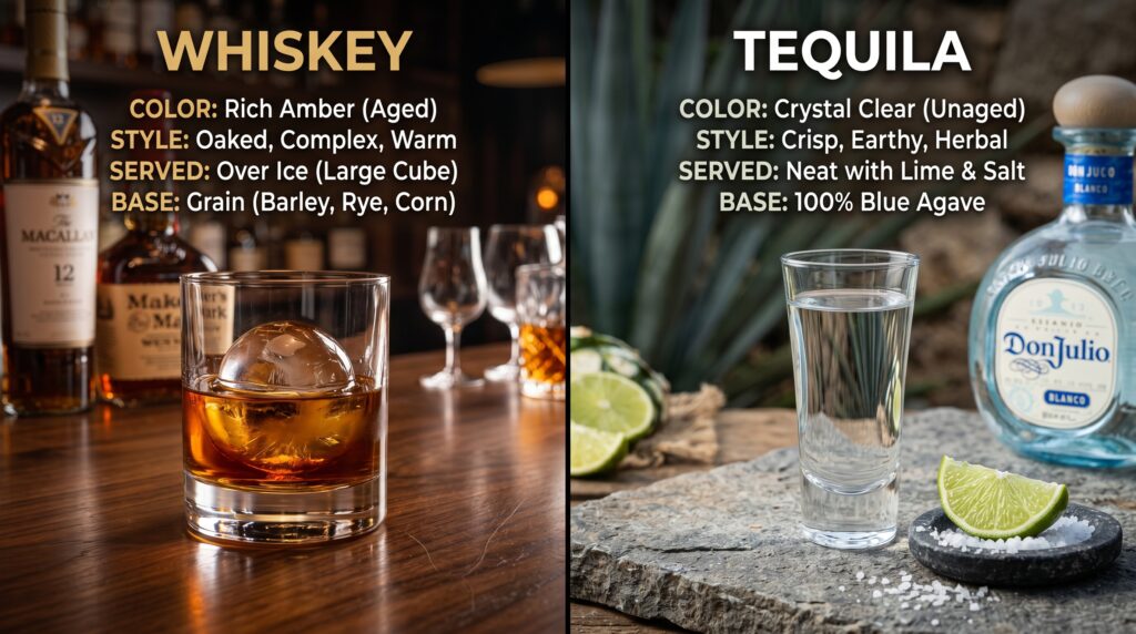 whiskey or tequila