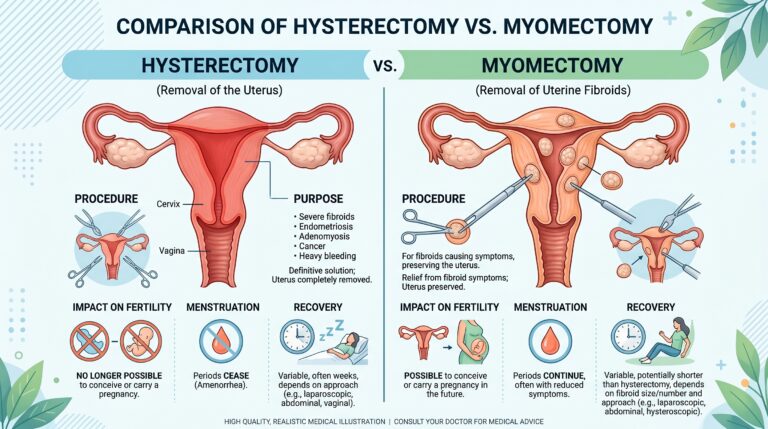 Hysterectomy or Myomectomy