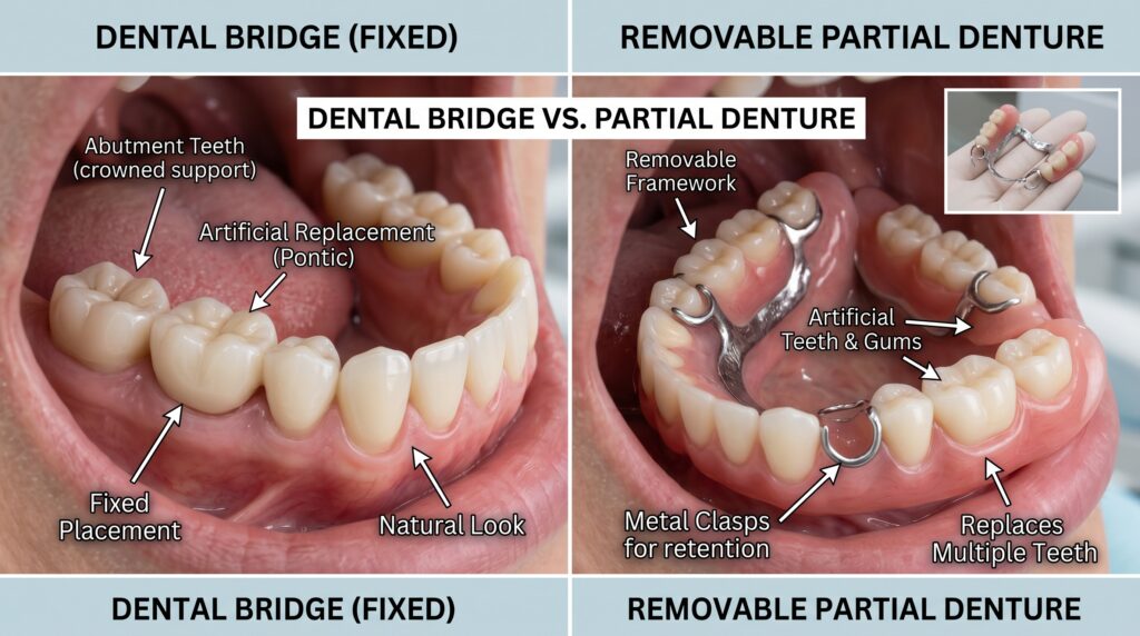 bridge or partial