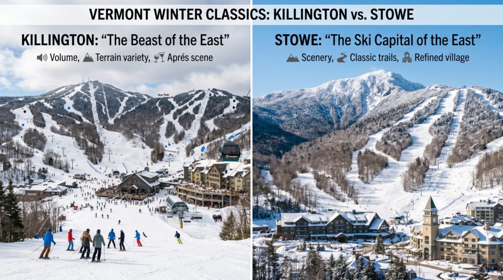 killington or stowe