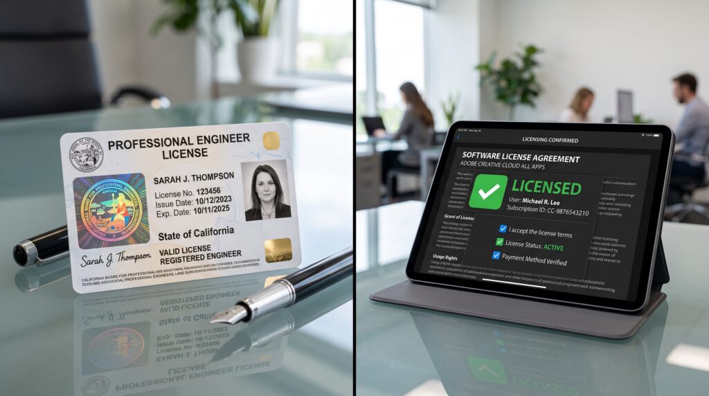 licencing or licensing