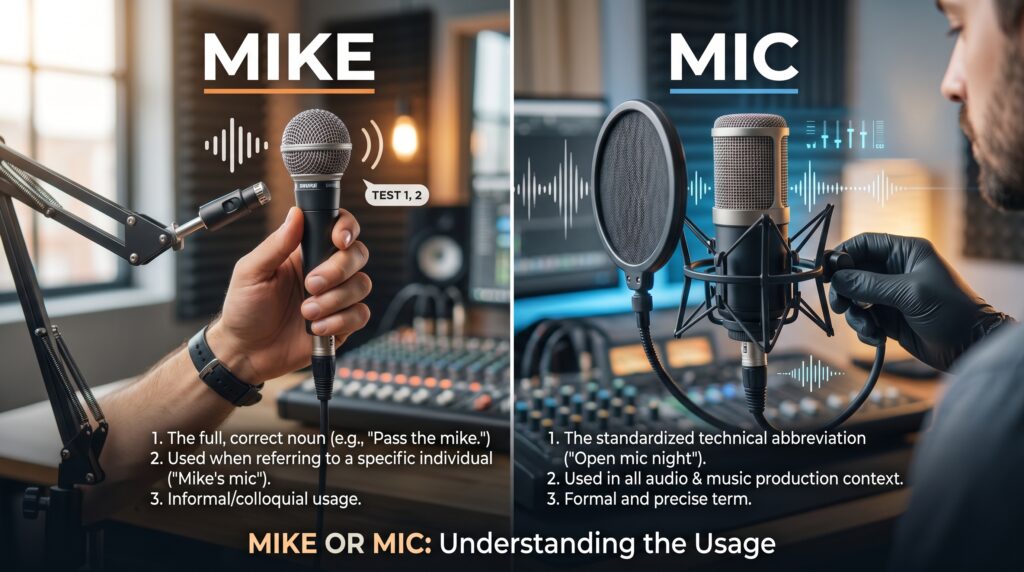 mike or mic