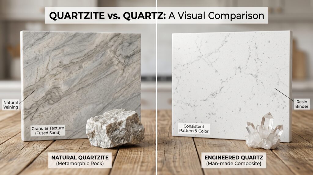 quartzite or quartz