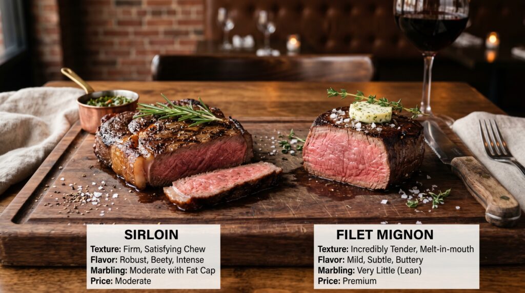 sirloin or filet