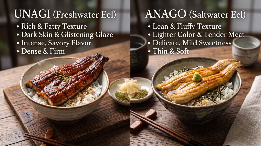 unagi or anago