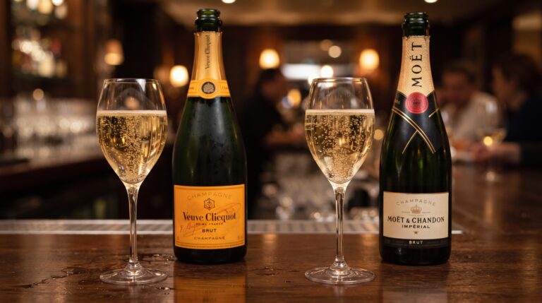 Veuve or Moët