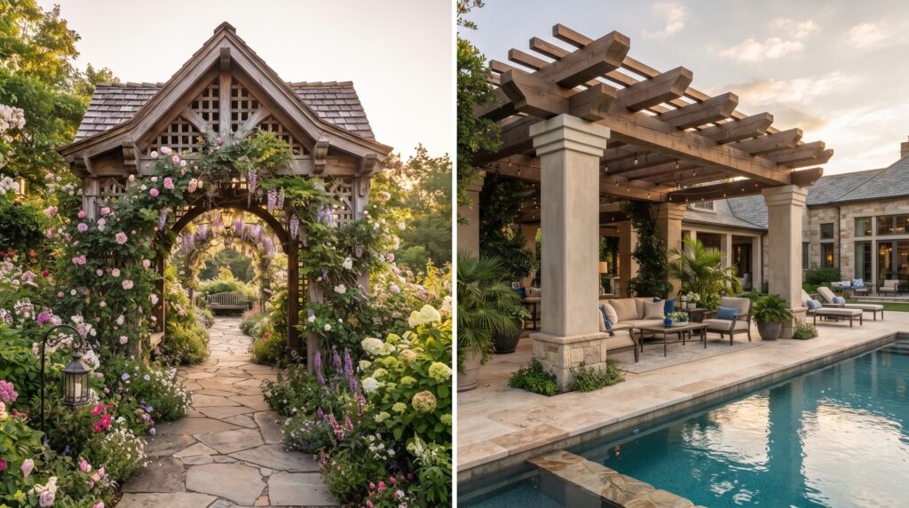 arbor or pergola