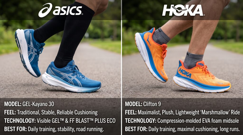 asics or hoka