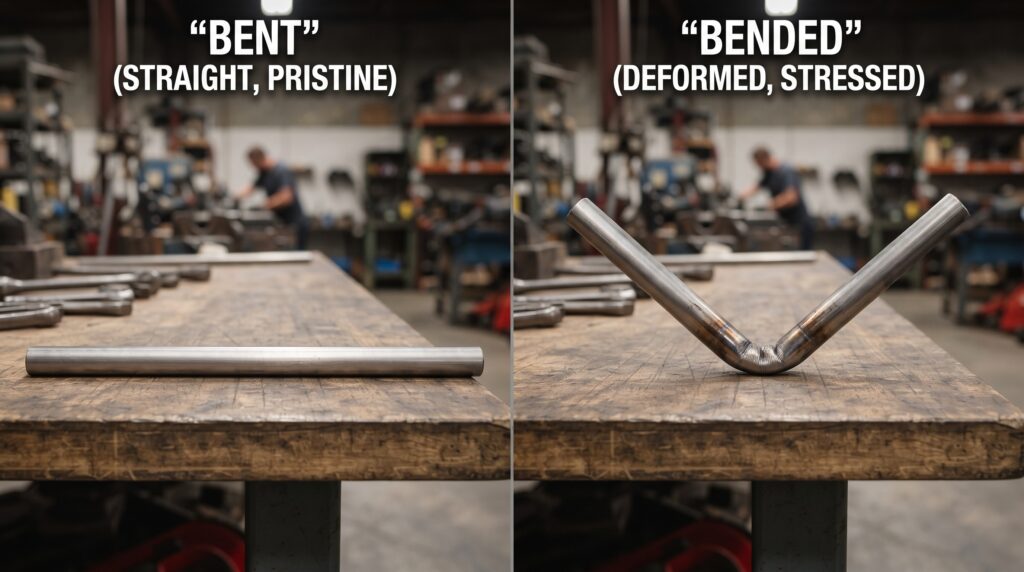 bent or bended