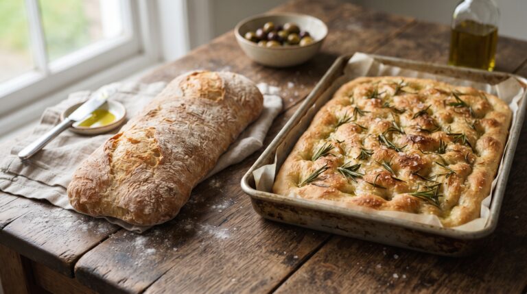 ciabatta or focaccia