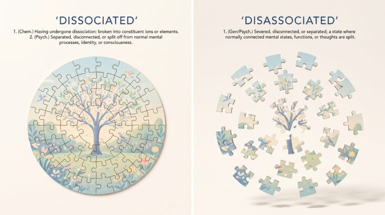 dissociated or disassociated