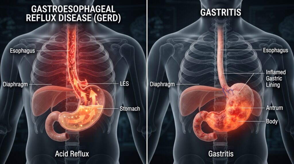 gerd or gastritis