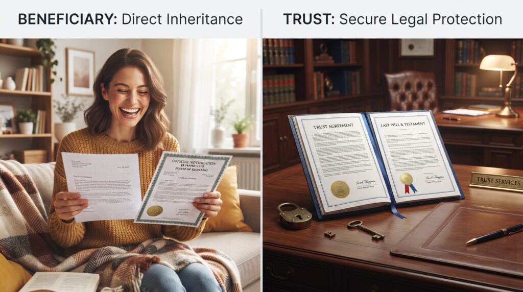 beneficiary or trust