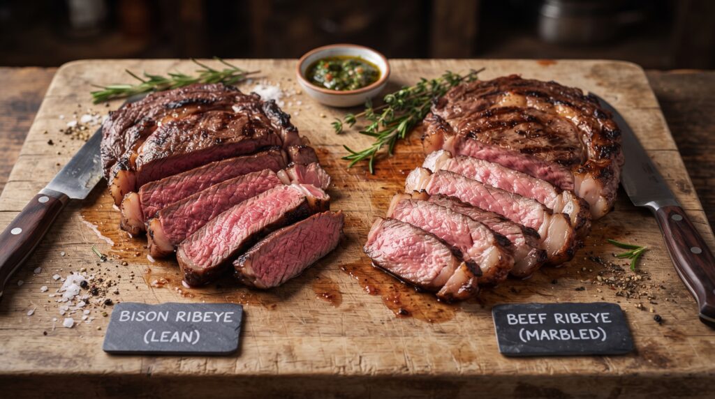 bison or beef