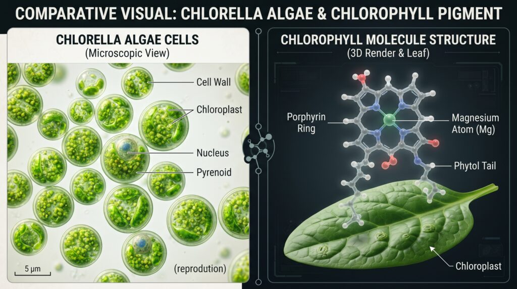 chlorella or chlorophyll