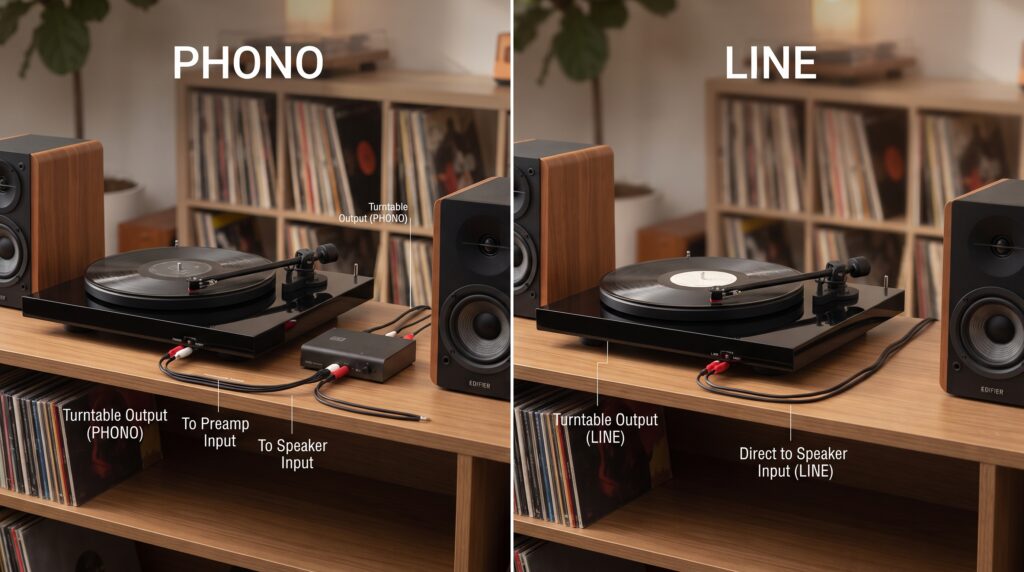 phono or line comparison