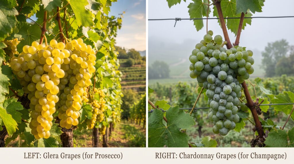 prosecco or champagne