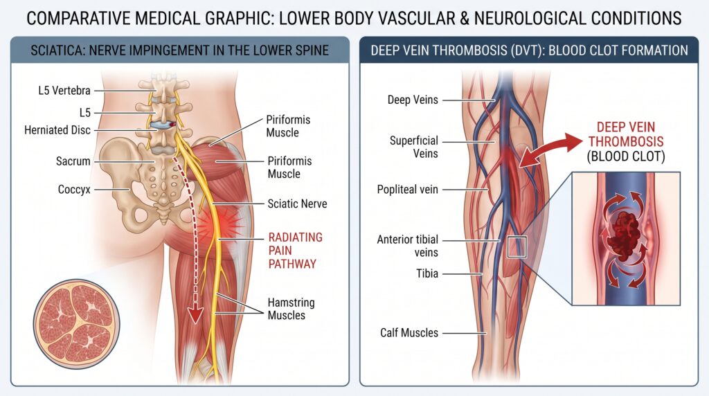 Sciatica or DVT comparison